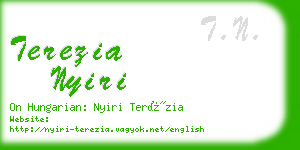 terezia nyiri business card